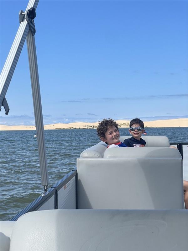 Pontoon Boating, Sand-Angels & Dune Sprints at Silver Lake! ⛵🐾🏖️